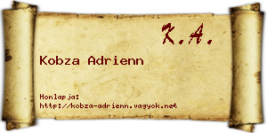 Kobza Adrienn névjegykártya