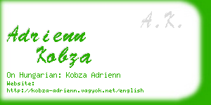 adrienn kobza business card